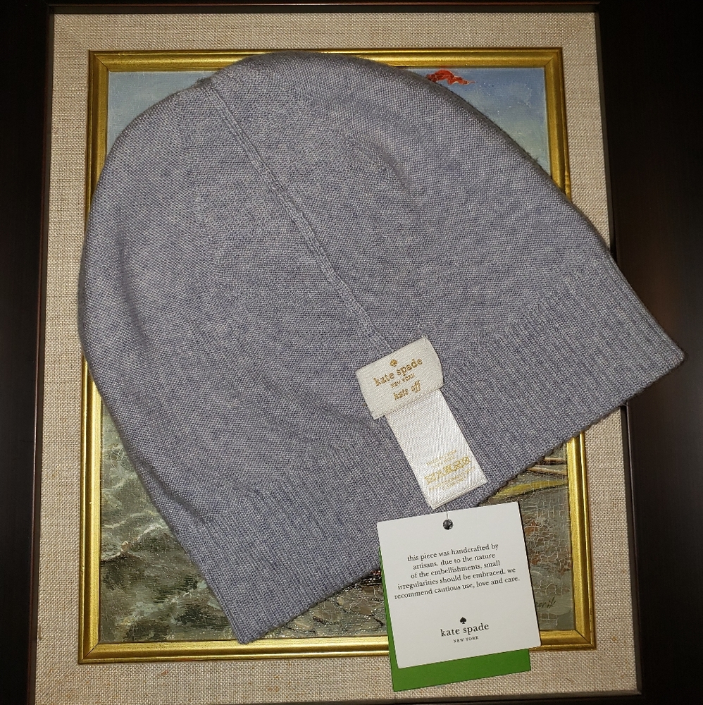 Kate Spade Owl Who Mean Beanie Hat - Picture 4 of 6